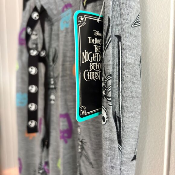 The Nightmare Before Christmas Jack Skellington Jogger Sleepwear Pants S 4-6 #C - Picture 5 of 8